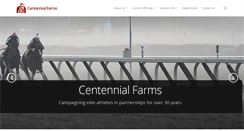 Desktop Screenshot of centennialfarms.com